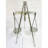Boxed Wilts County Council outdoor beam balance scales by William A Webb Limited
