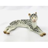 Meissen porcelain leopard figurine