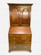 Georgian mahogany bureau/bookcase