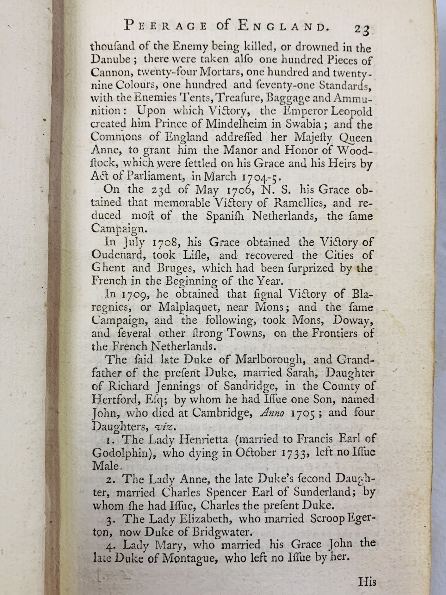 A Short View of the Families of the Present English Nobility, 1758 by Mr Salmon - Image 3 of 4