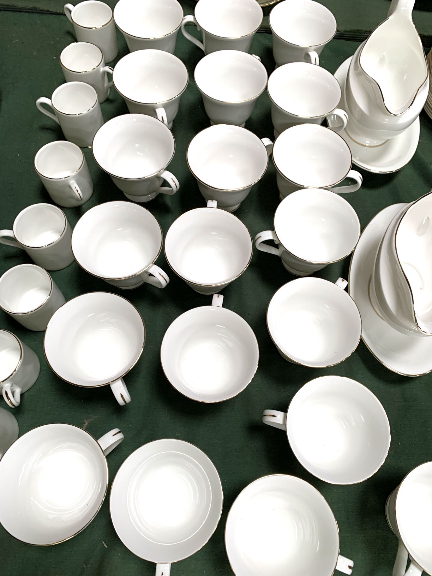 Approximately 160 pieces of Wedgwood 'Signet' white and gold rimmed dinnerware - Image 2 of 7