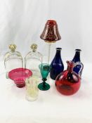 Collection of glassware