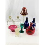 Collection of glassware