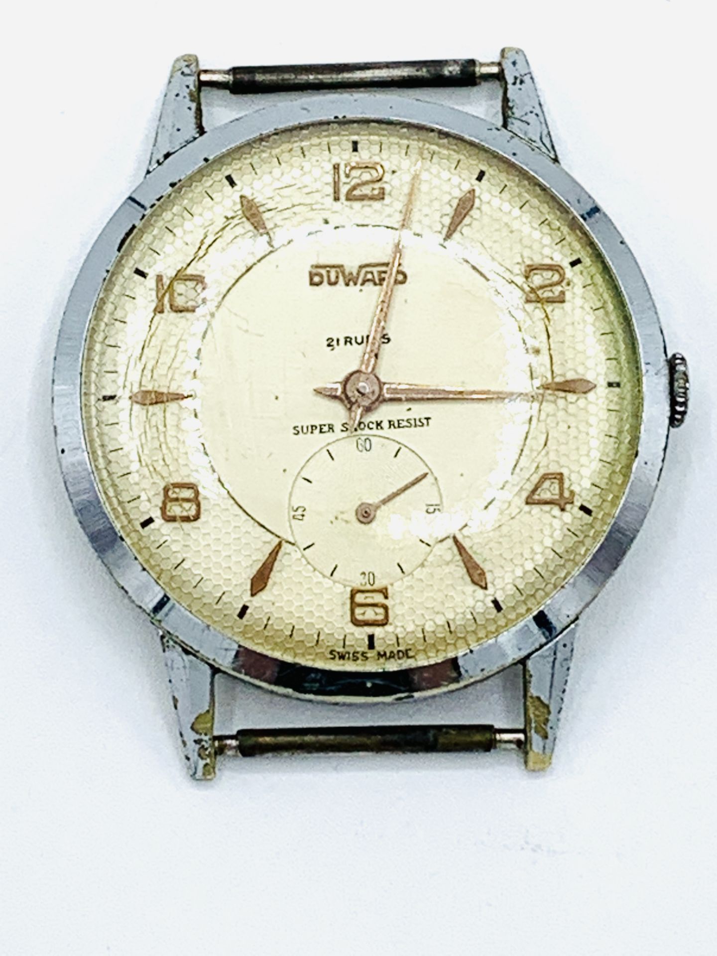 Duward 21 rubis Super Shock Resistant manual wind Swiss made wrist watch - Image 5 of 5