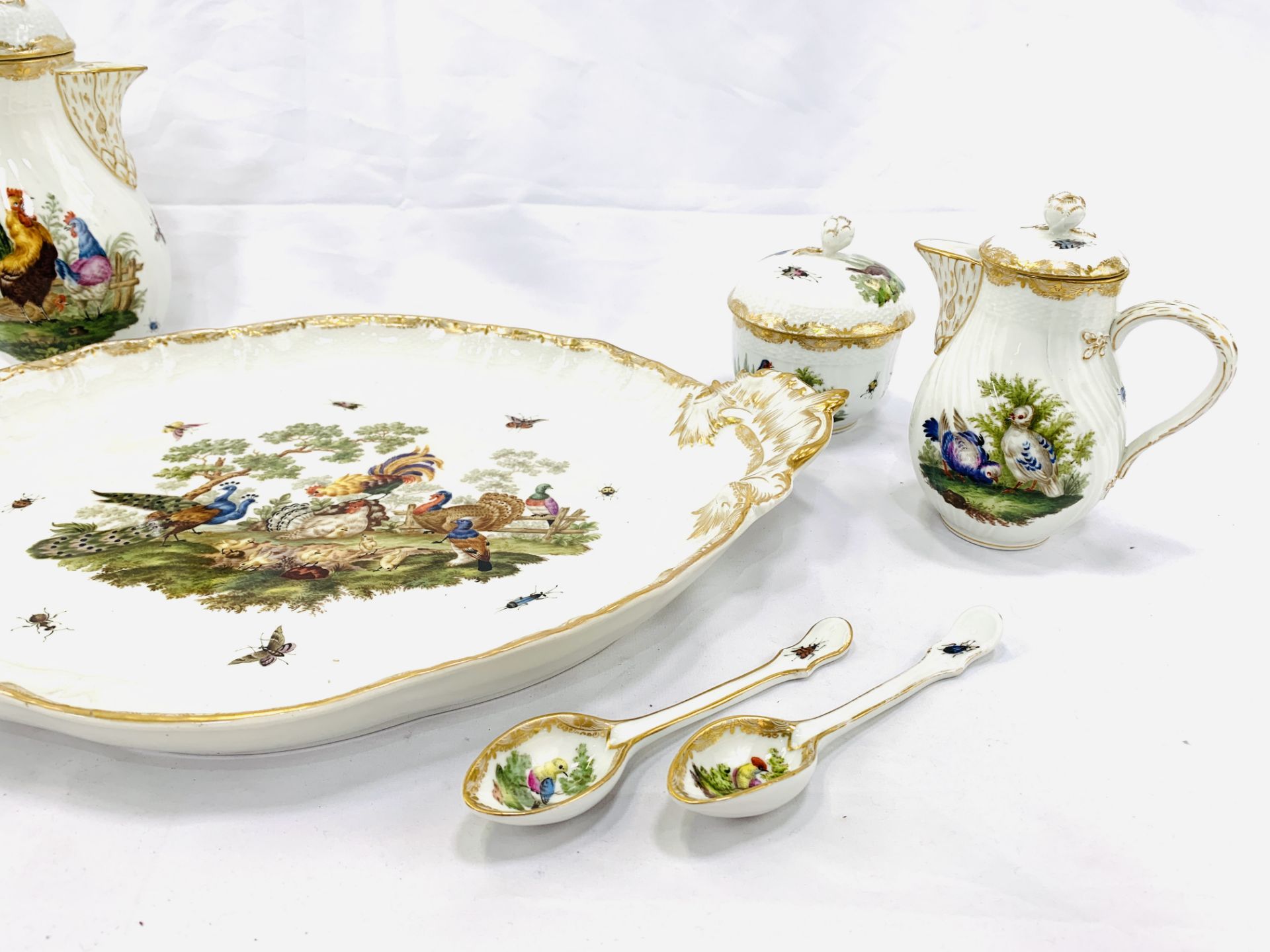 Mid-19th Century Berlin porcelain tea set - Image 10 of 10