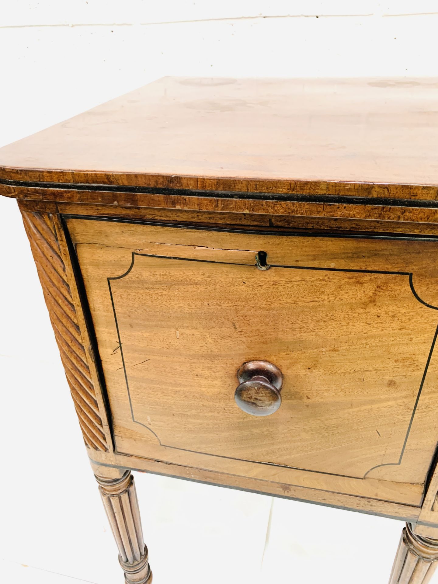 19th century mahogany break-front sideboard - Image 5 of 9