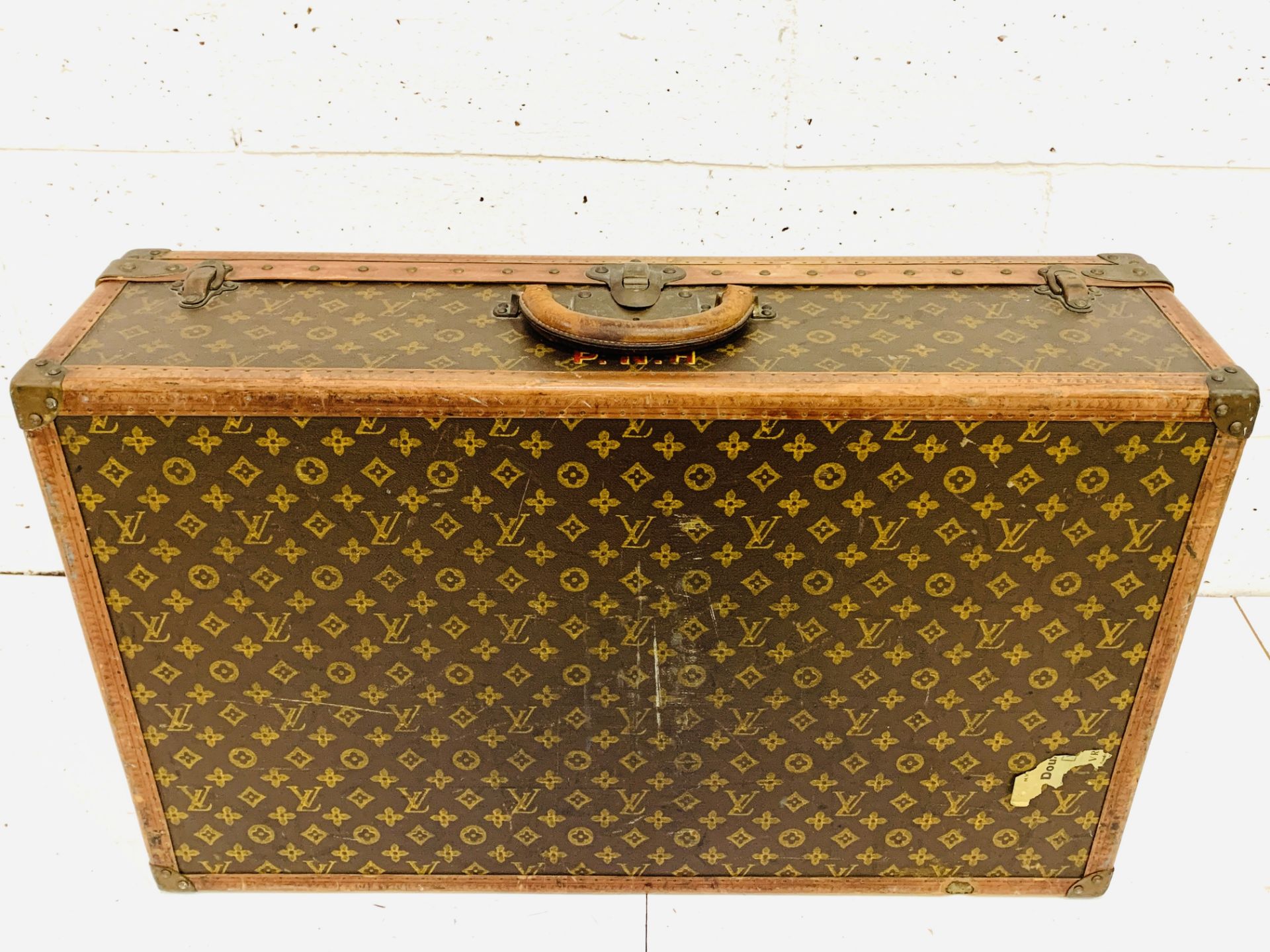 Louis Vuitton monogrammed canvas suitcase - Image 7 of 10