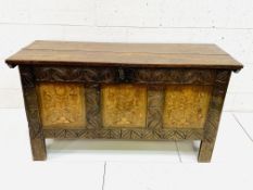 18th century oak coffer