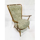 Ercol high back open armchair