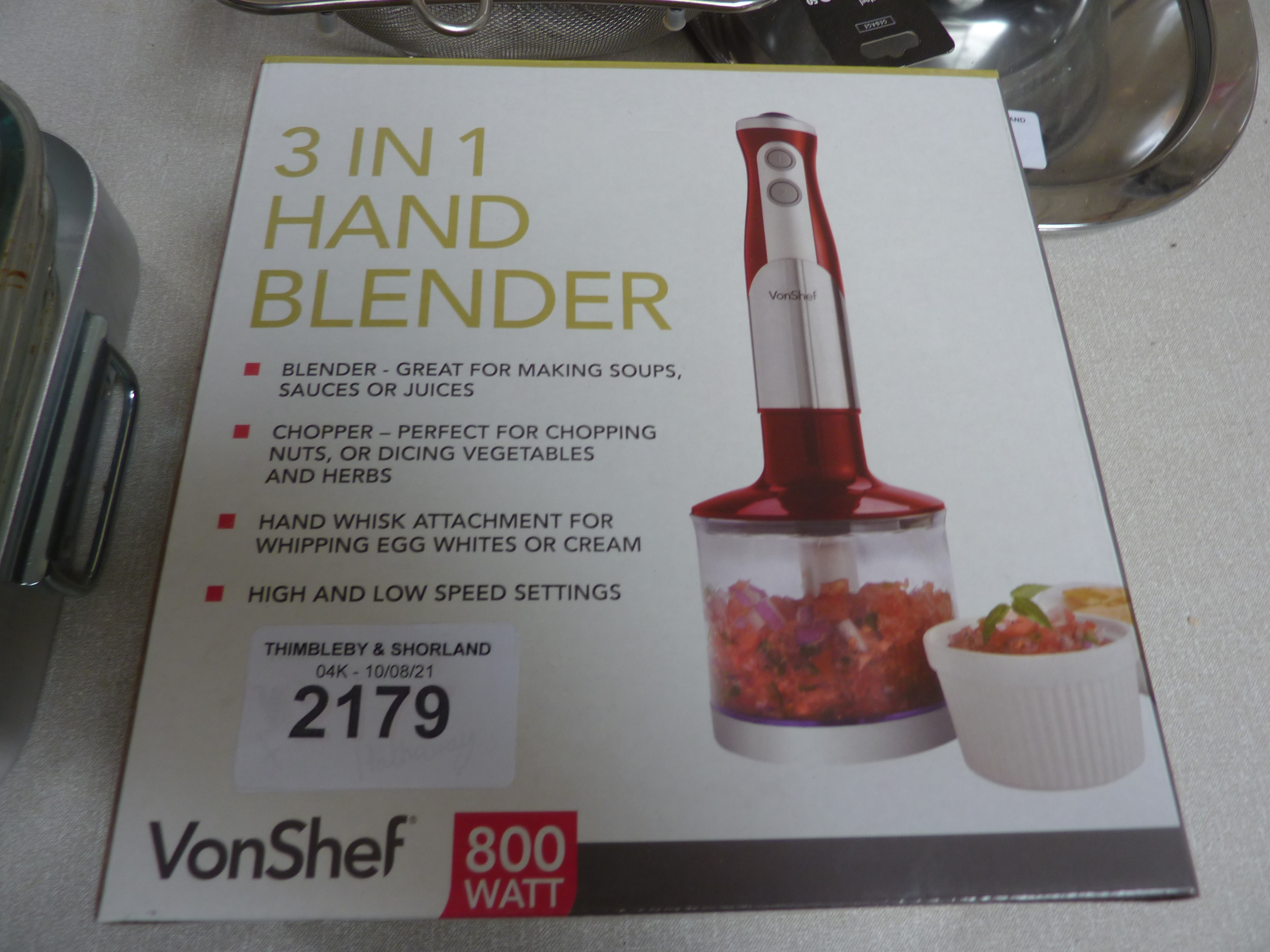 Vonshef 3 in 1 hand blender`