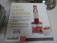 Vonshef 3 in 1 hand blender`