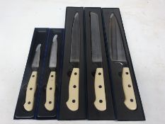 Five piece Broggi knife set