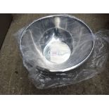 Stainless steel mixing bowl, 46cms.