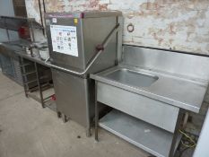 Maidaid halcyon RU81CRPBUT dishwasher with tray table & sink