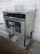 M Line Plus gas oven, with under shelf