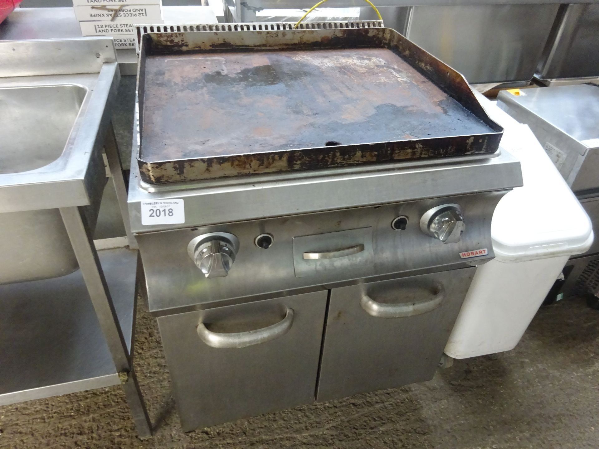 Hobart gas griddle