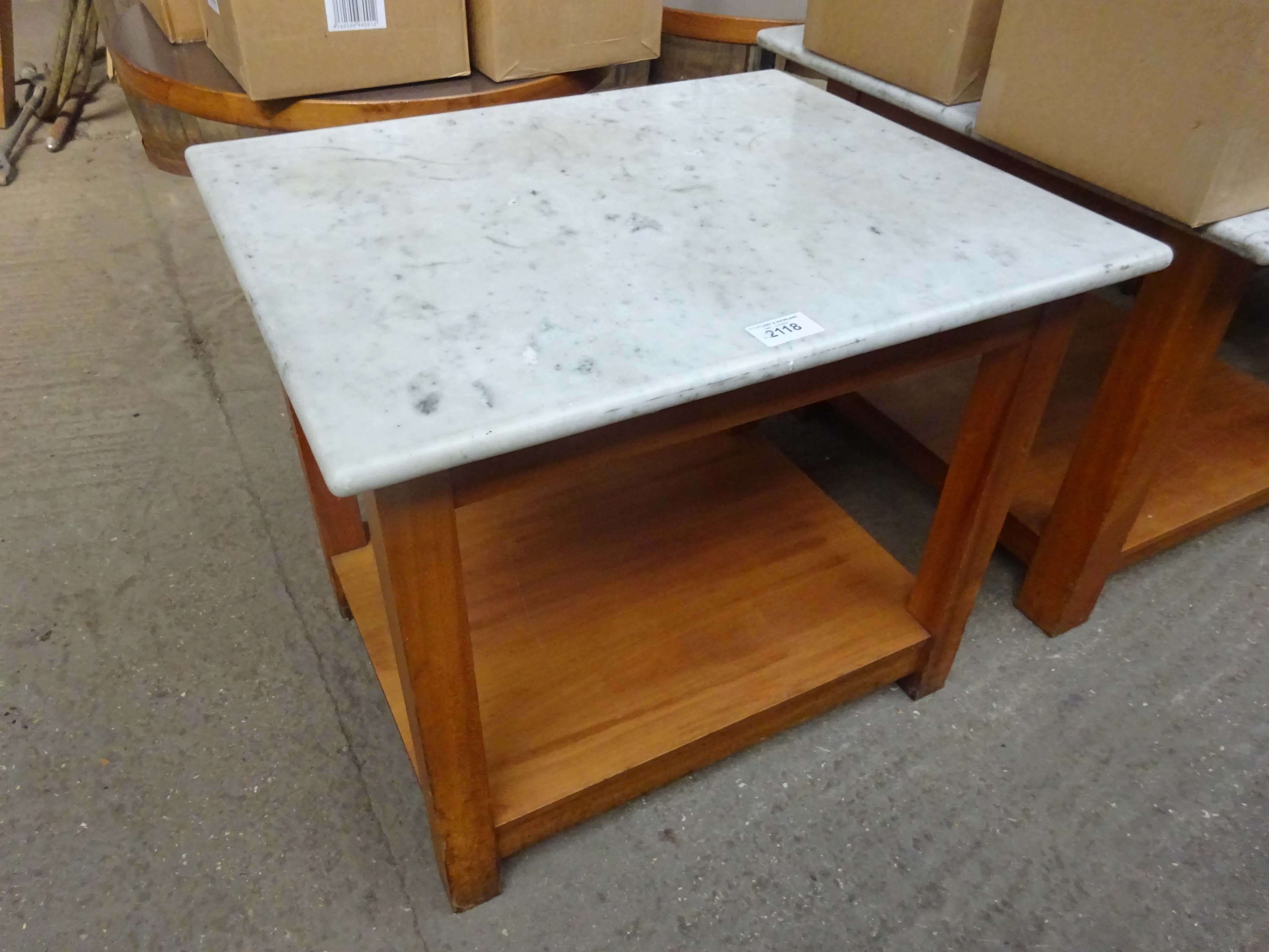 Marble top table