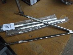 Three large tongs