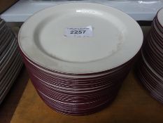 24 Steelite side plates.