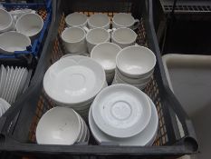 Mugs and saucers