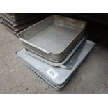 Eight baking trays