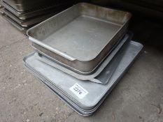 Eight baking trays