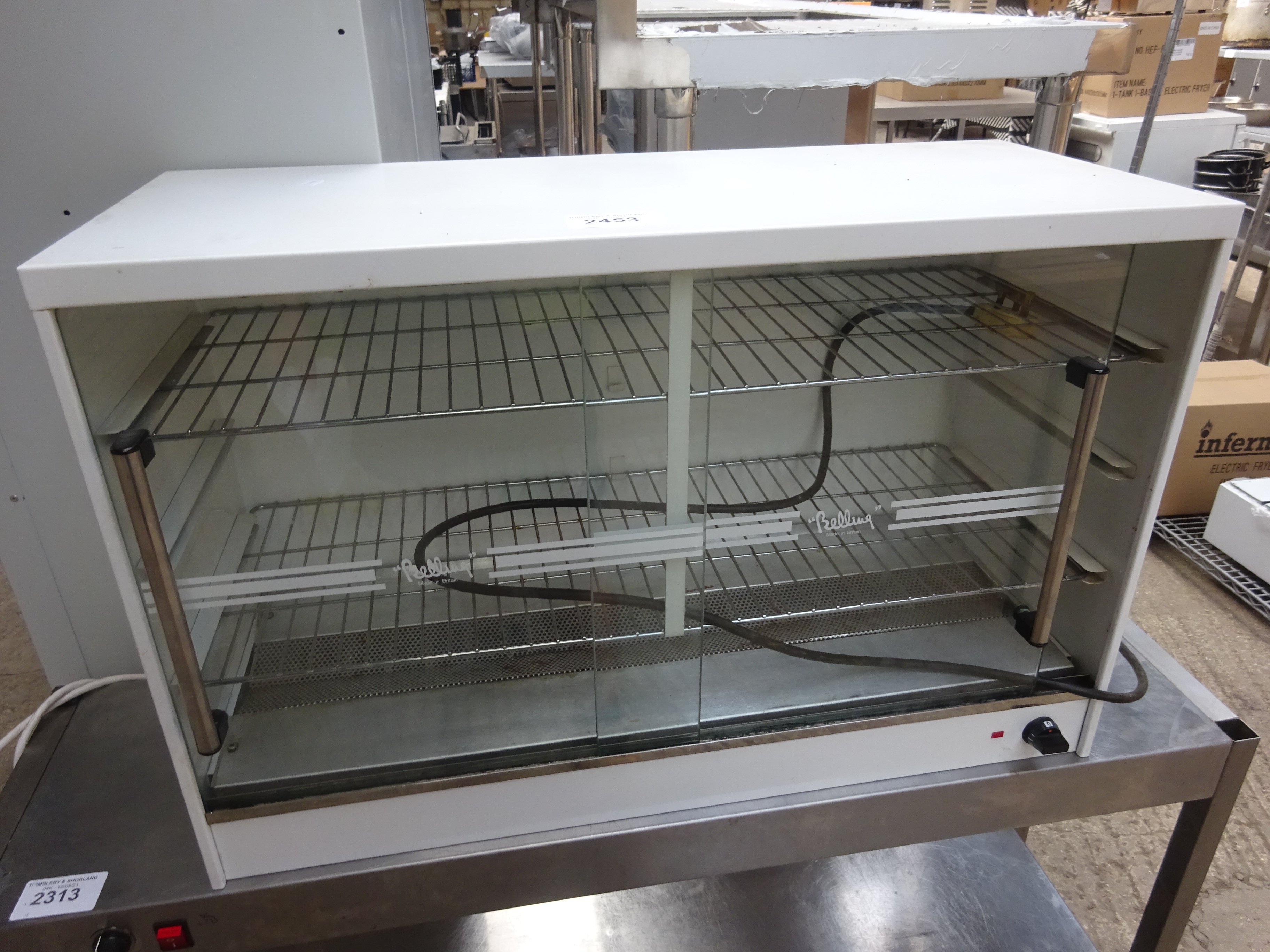 Belling warming display oven 79x33x51