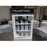 Sixteen piece Russell Hobbs Vermont cutlery set.