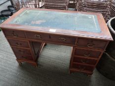 Leather top desk