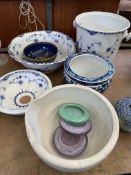 Various ceramic items
