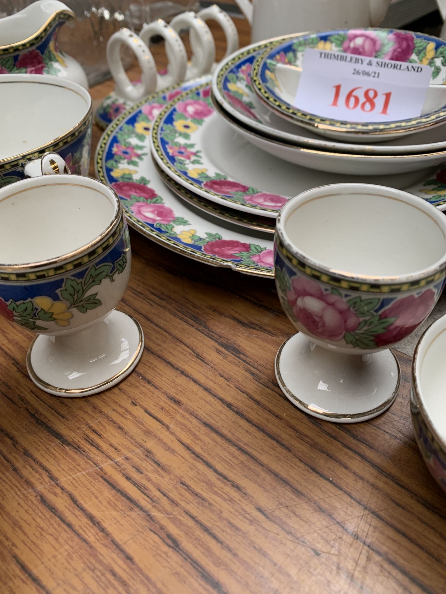 Booth's china part breakfast set and other items including a ladies' hunting crop - Image 2 of 9