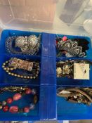 Quantity of costume jewellery including some silver and pearls