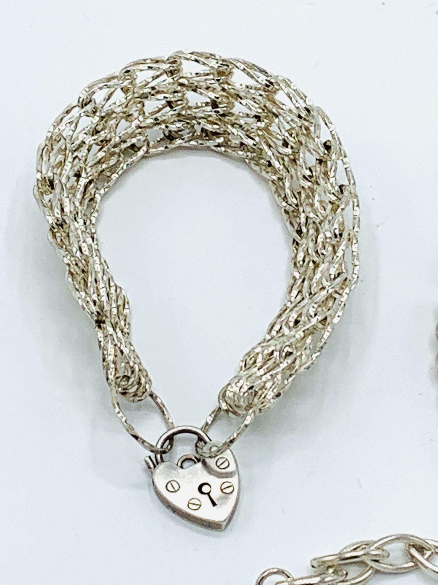 Three 925 silver bracelets - Image 2 of 4