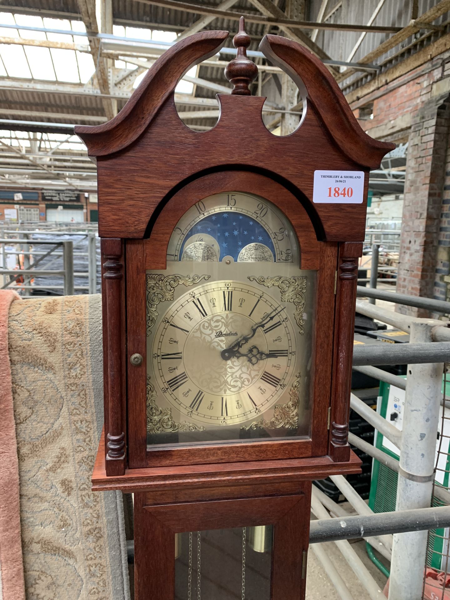 Modern Den Clock mahogany long case clock - Bild 4 aus 4