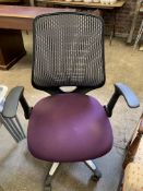 Height adjustable office chair