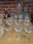 Quantity of glassware, including Stuart crystal, Waterford and Caithness