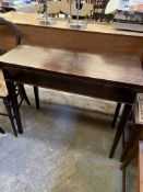 Mahogany fold over top gate leg tea table