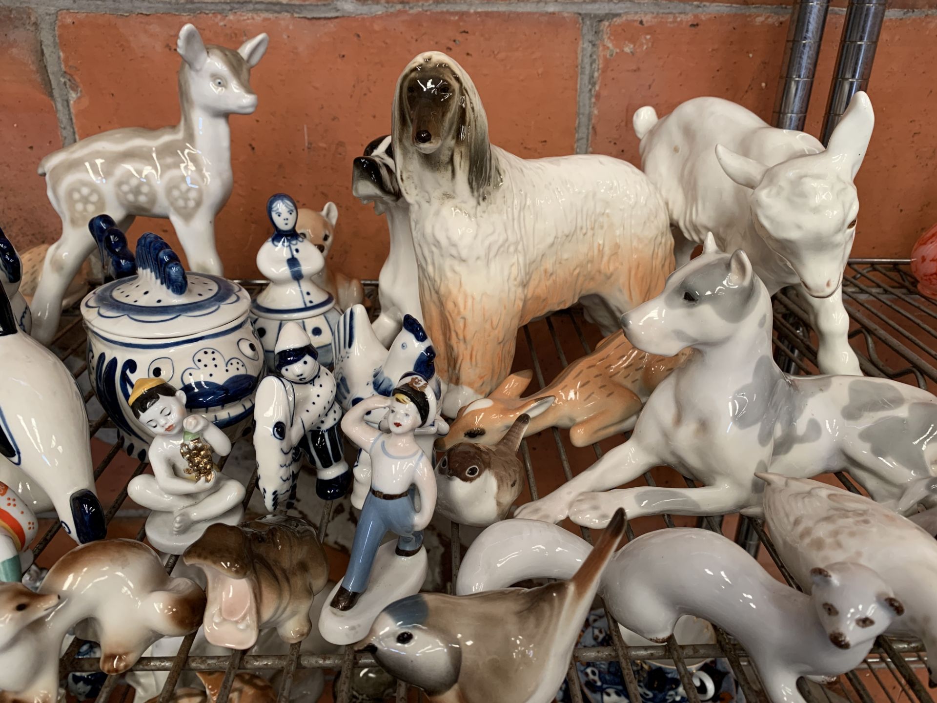 Approximately 100 Russian made ceramic figurines - Image 3 of 5