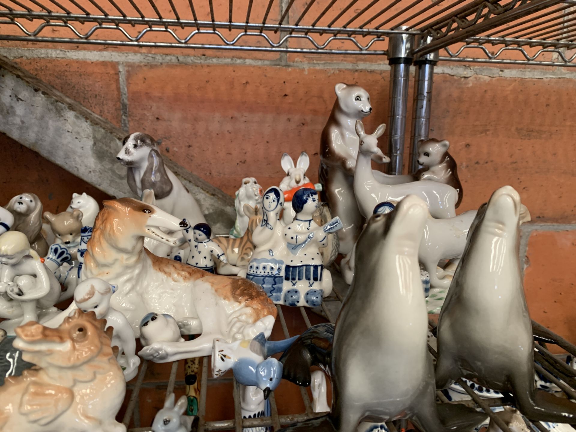 Approximately 150 Russian made ceramic figurines - Image 3 of 5