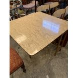 1950/60's formica top gate leg table