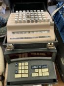 Bell punch company calculator; together with an anita 1011 electronic calculator