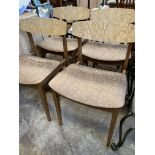 Set of four 1950/60s dining chairs