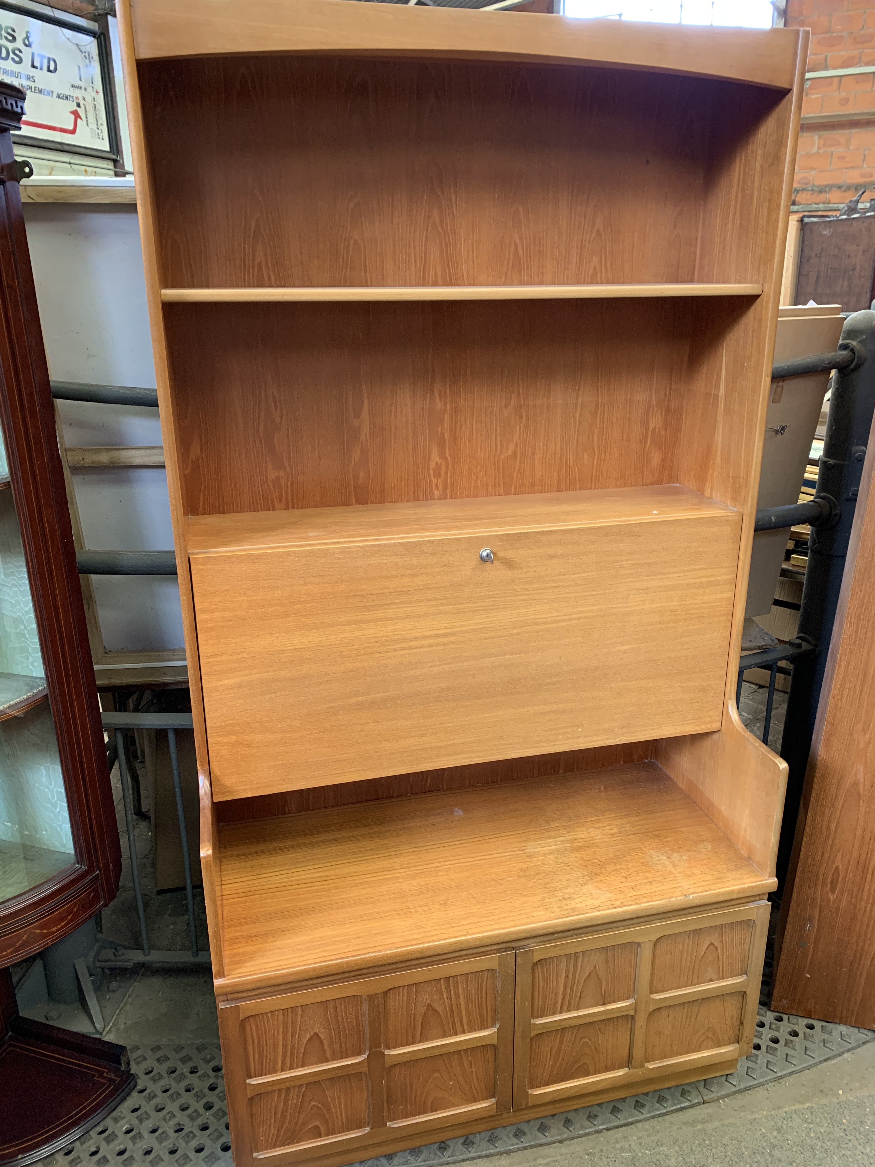 Nathan teak cocktail cabinet/display and storage unit