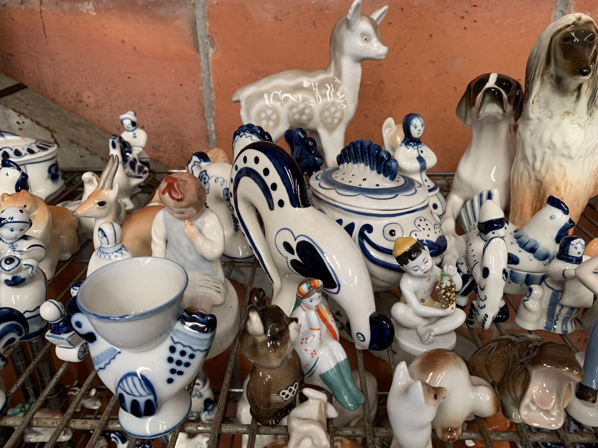 Approximately 100 Russian made ceramic figurines - Image 4 of 5
