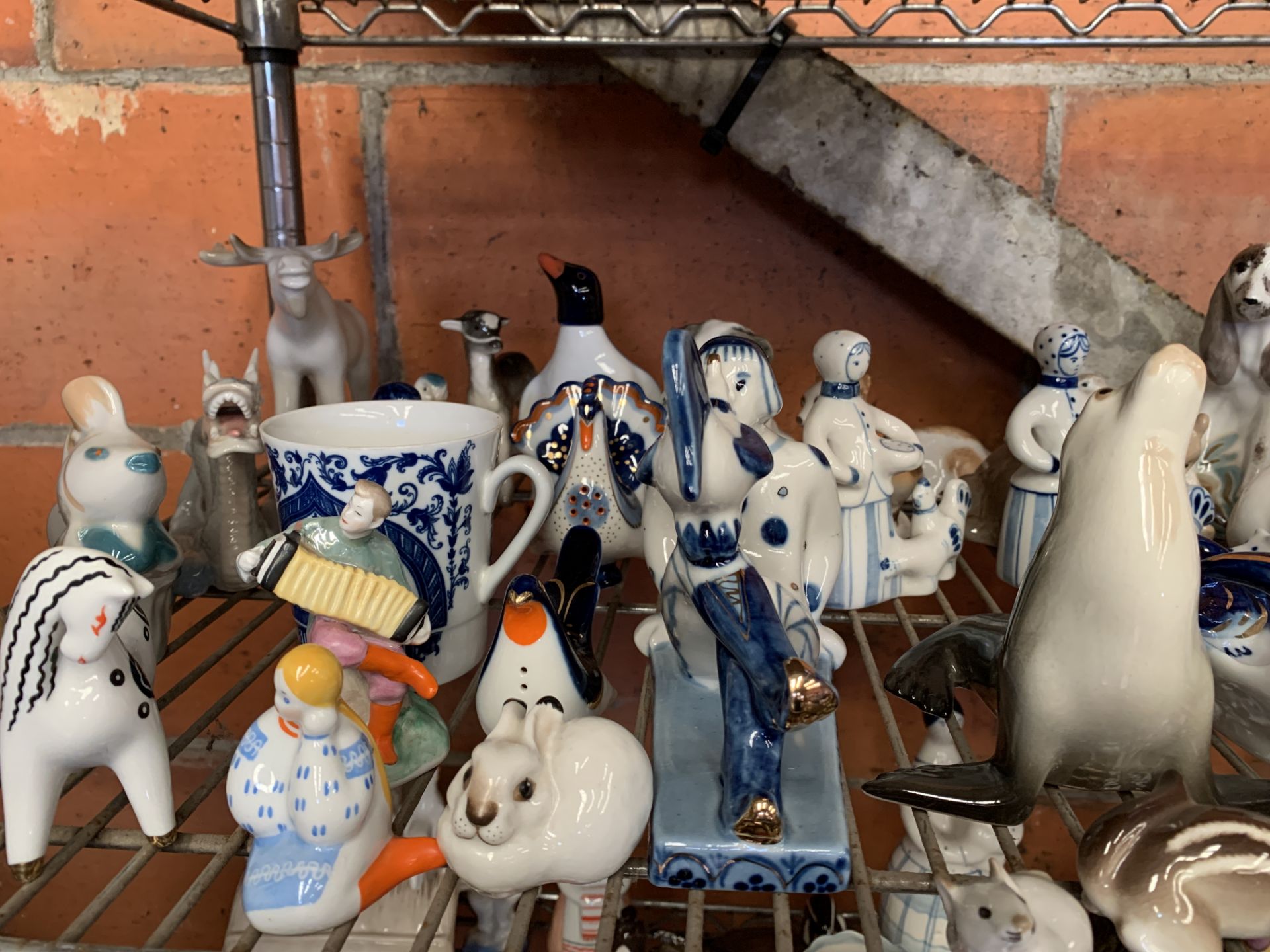 Approximately 150 Russian made ceramic figurines - Image 2 of 5