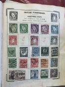 Well filled stamp album with all world collection