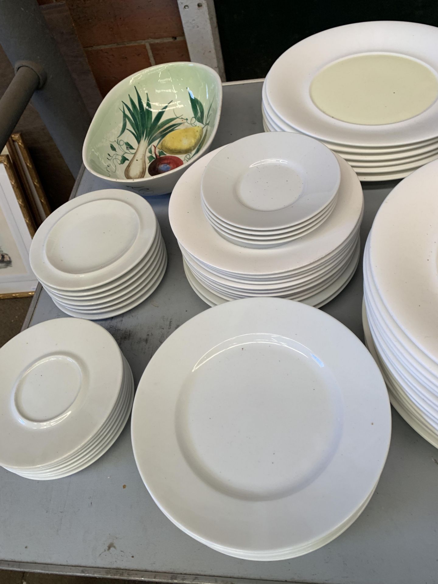 Seventy-two pieces of white tableware - Image 2 of 5