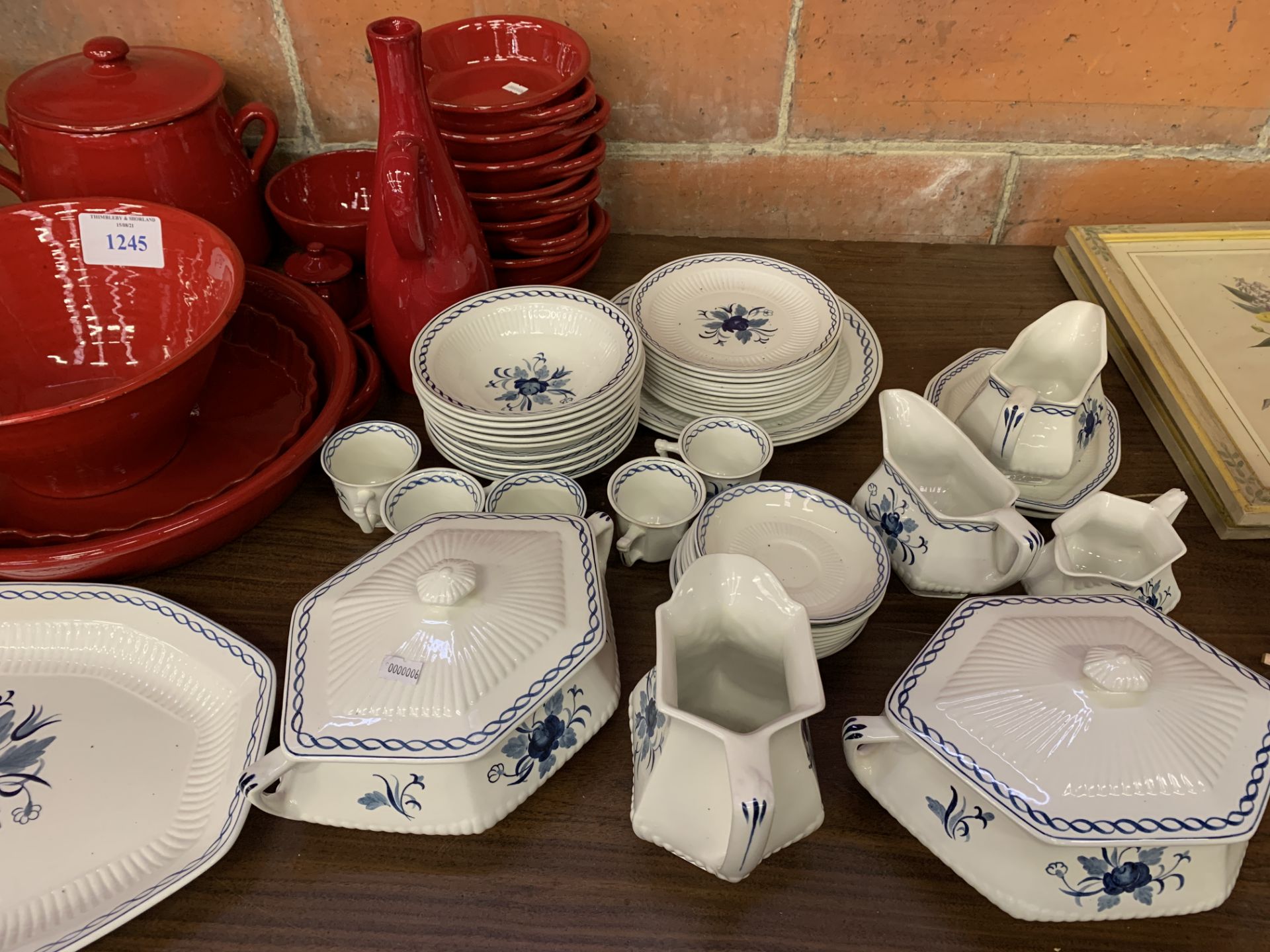 Adams 'Baltic' part dinner service together a with a quantity of Italian tableware