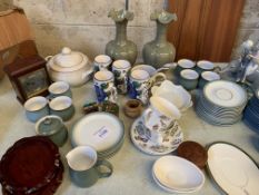 Denby coffee set, together with other items including Royal Albert, Royal Doulton and Lladro