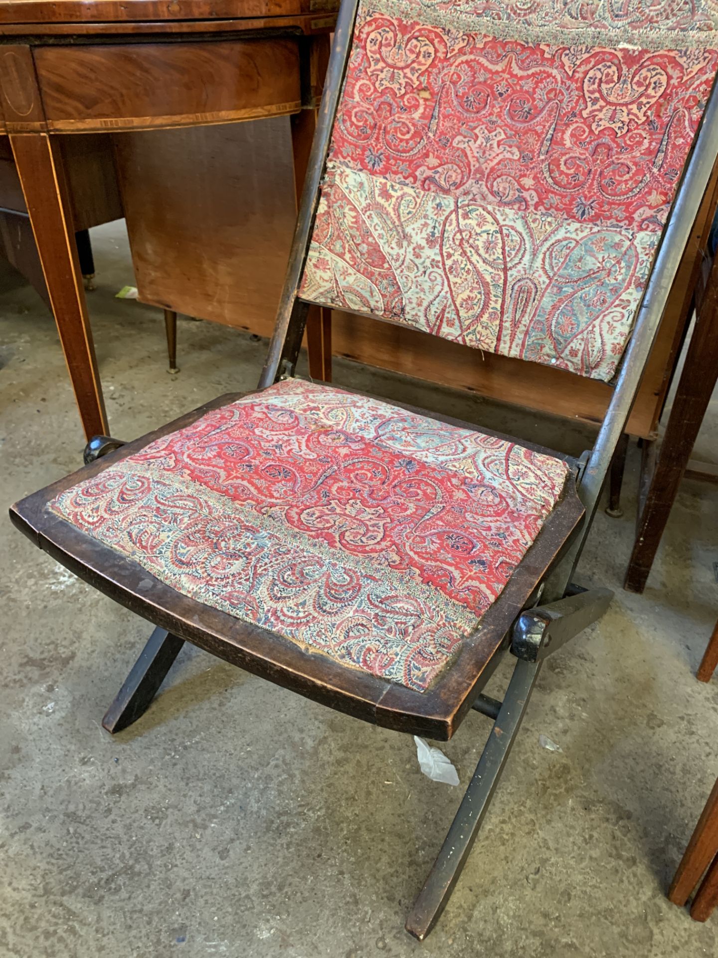 Early 20th century folding chair - Image 2 of 5